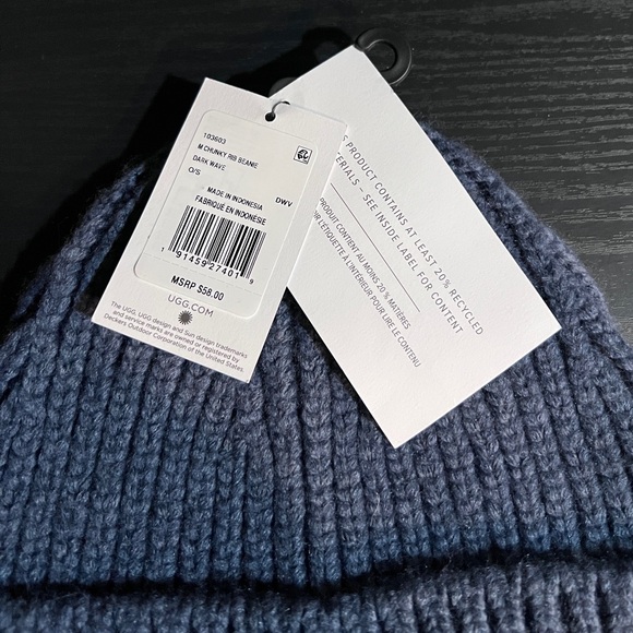 UGG Blue Knit Beanie - Picture 2 of 4